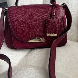 Kate Spade Deep Red Leather Crossbody Bag
